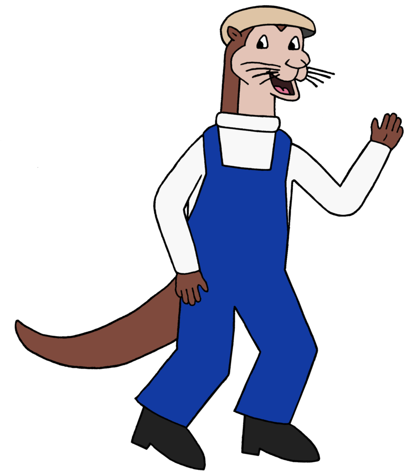 Ogey Otter By The-waxbadger - Otter (900x1093)
