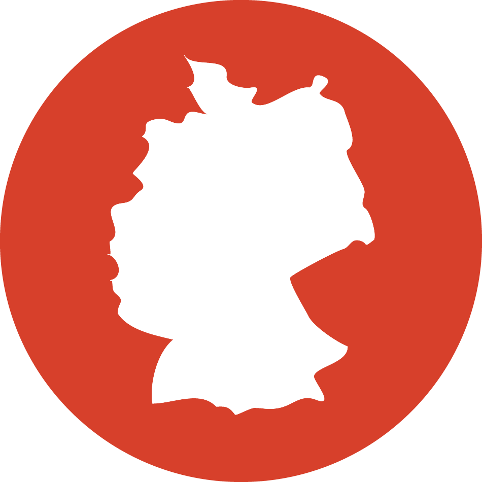 Contact Information For Germany - White X Red Background (950x950)