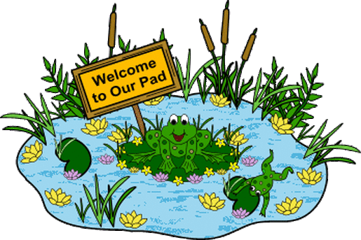 Lily Pad Clipart Background - Back To School Bulletin Boards (515x343)