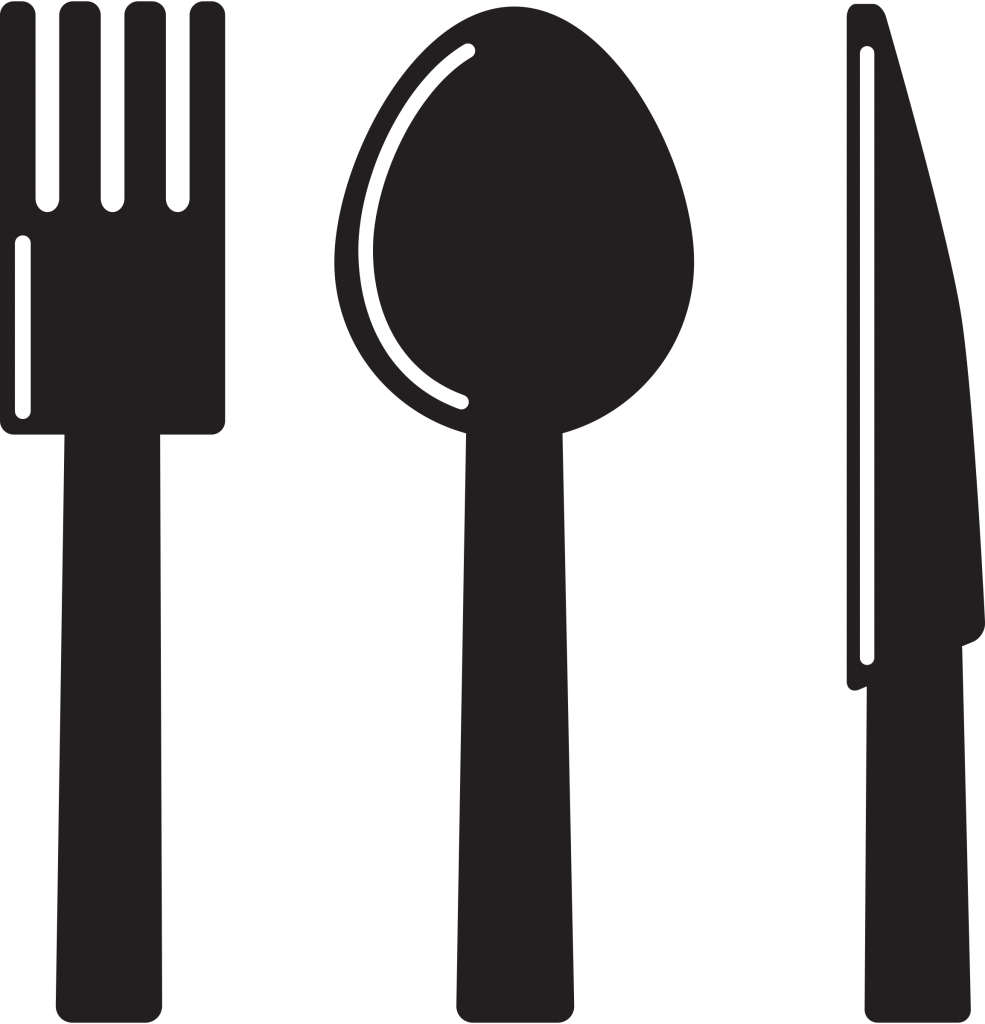 Clipart Kitchen Icon Knife Spoon Fork Clipart - Spoon & Fork Clip Art (985x1024)