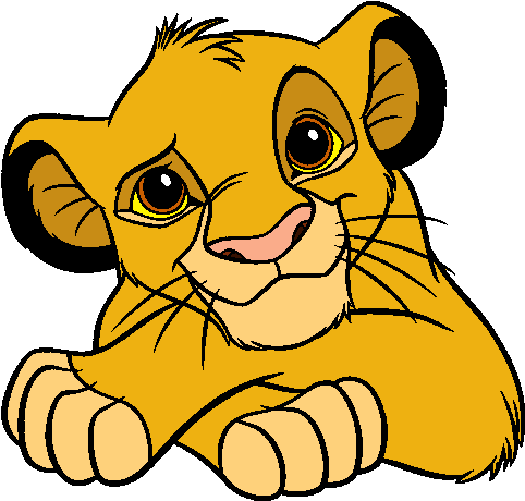 Lion - Young Simba Lion King (500x471)