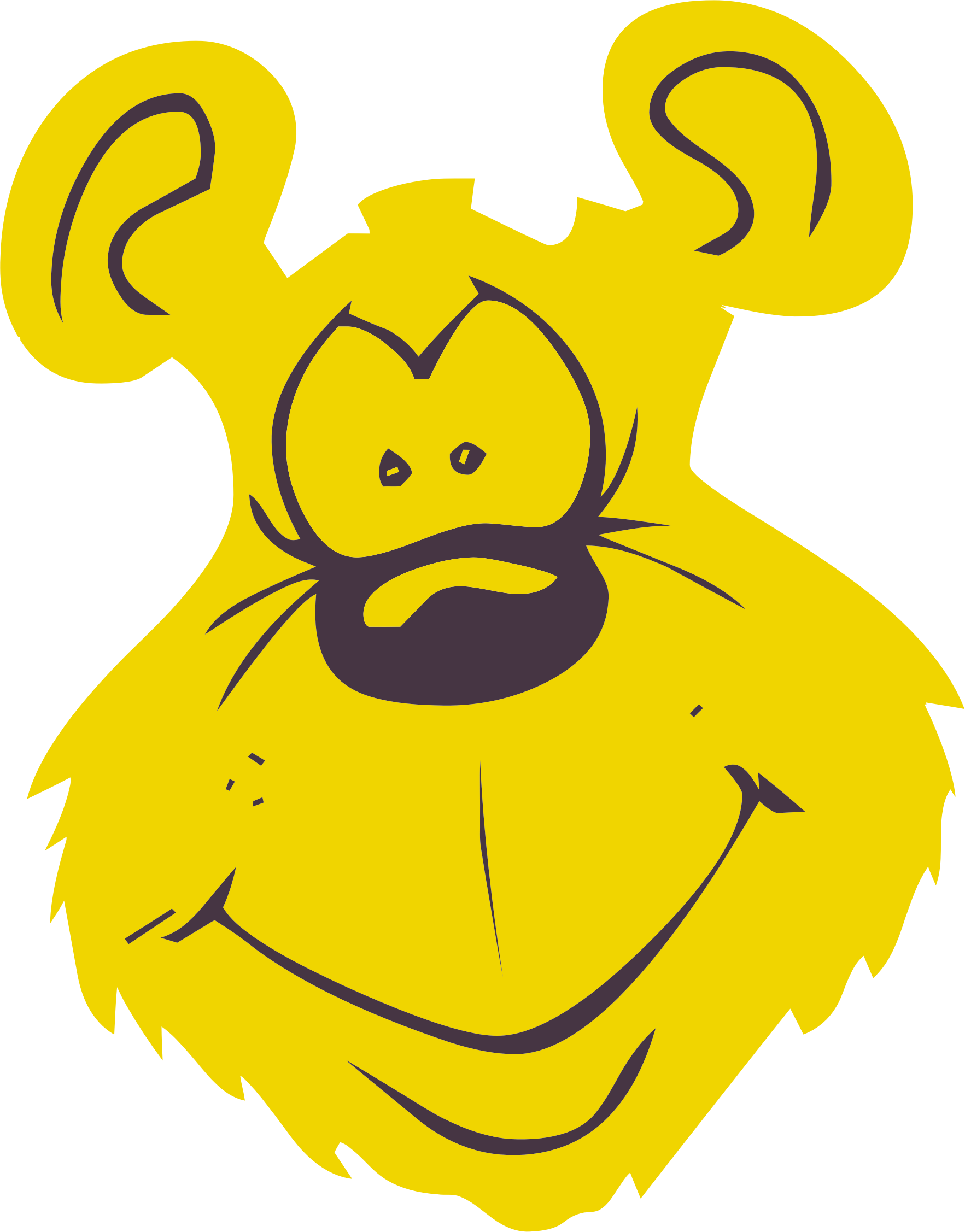 Lion Head Cartoon - รูปภาพ หัว สิงโต การ์ตูน (1765x2254)