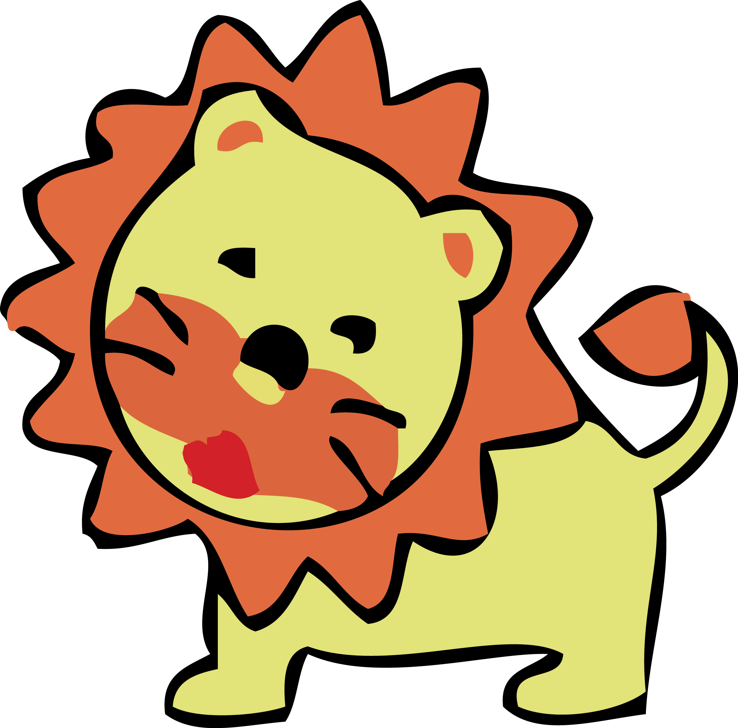 Lionhead Rabbit Cartoon Clip Art - Cicy Baby/nursery Decorative Wall Art Sticker Decals,decorative (2397x2362)