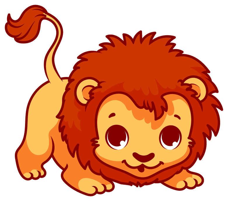 Lion Cartoon Clip Art - Cute Lion Png (782x690)