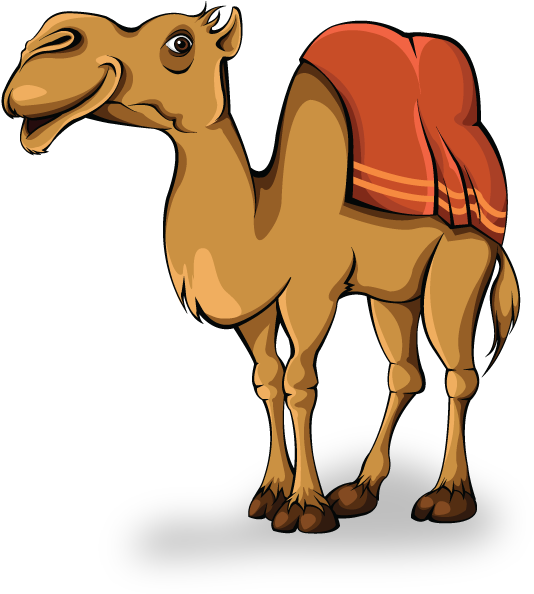 Camel Animation Clip Art - Clip Art (600x594)