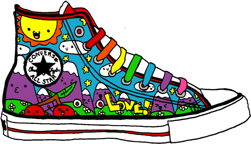 Kawaii Land Chuckies By Crystal-moore - Design (900x539)