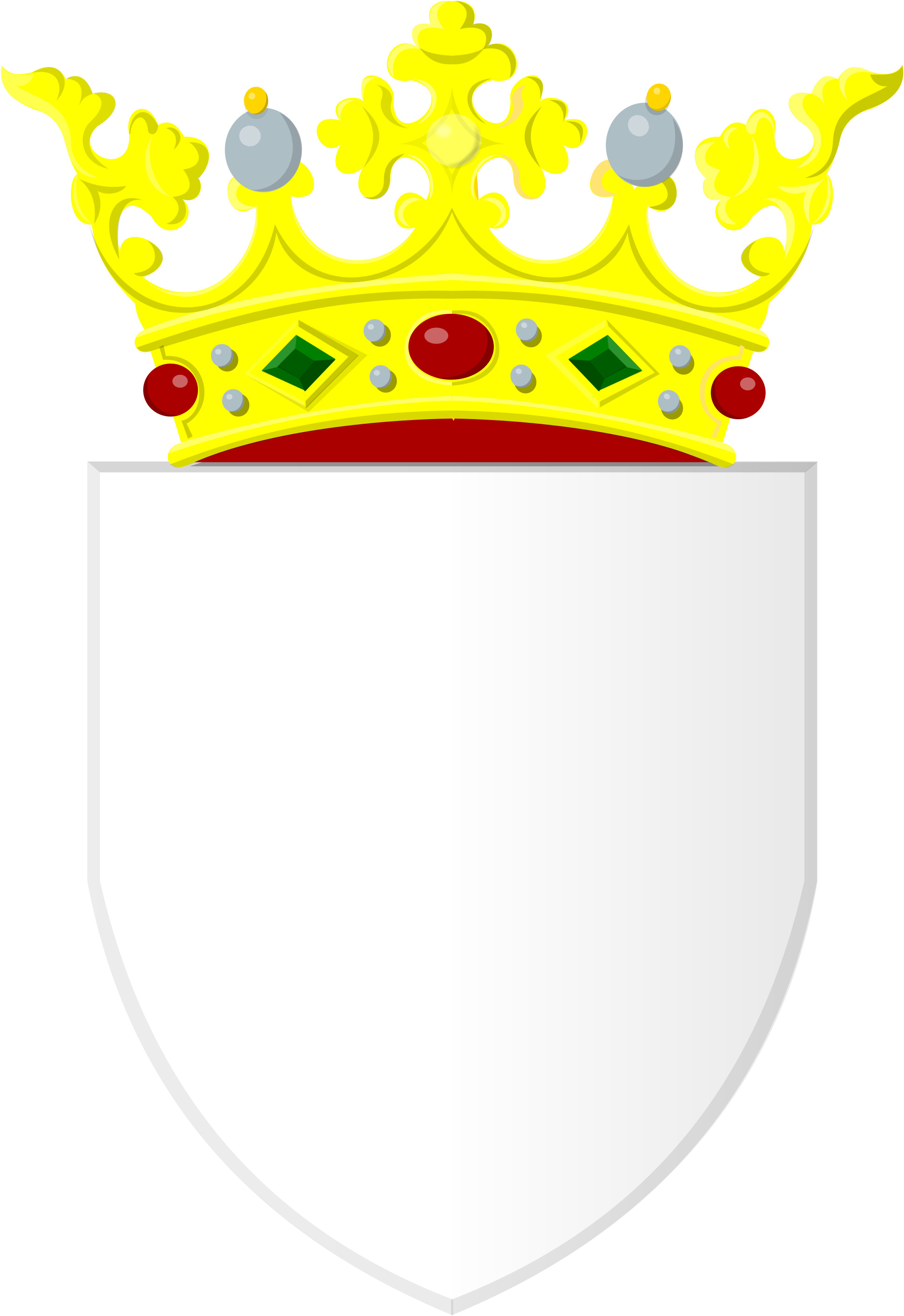 Golden Crown Cliparts 9, Buy Clip Art - Shield With A Crown (1940x2826)