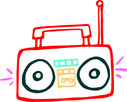 Pix For > Clip Art Tape Recorder - Tape Recorder Clipart (410x331)