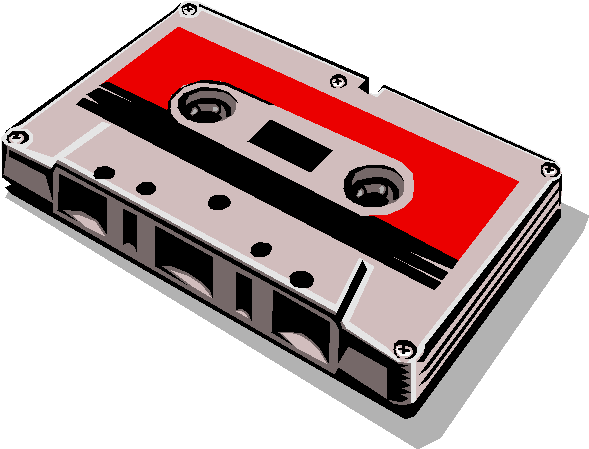 Pics For > Cassette Tape Png - Audio Tapes Png (592x455)