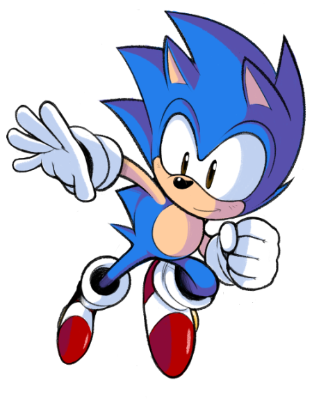 Animated Tornado Clipart - Classic Sonic Sonic Mania (500x589)