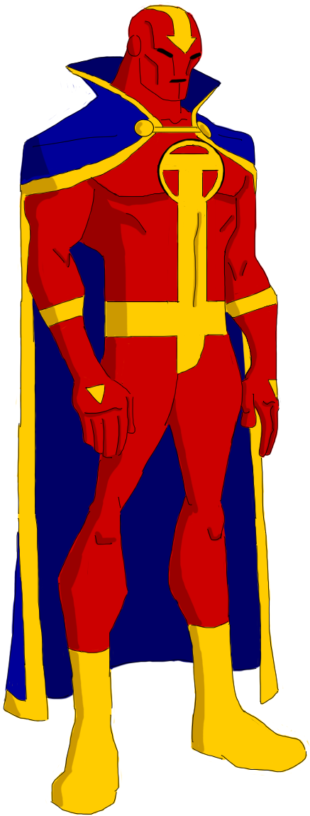 Justice Society Red Tornado By Jsenior - Red Tornado Justice Society (536x1272)