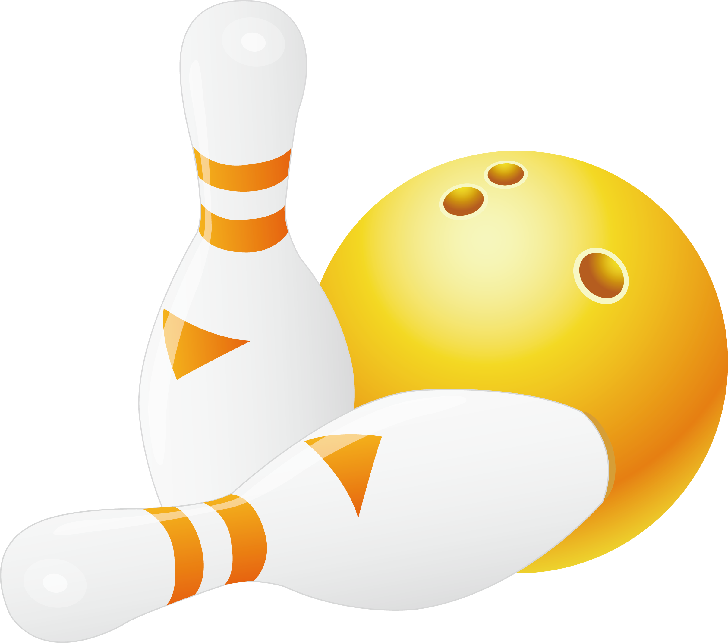 Bowling Png Vector Material - Ten-pin Bowling (2415x2135)