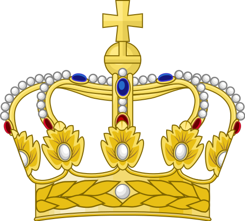 This Image Rendered As Png In Other Widths - Crown Of Italy (500x452)