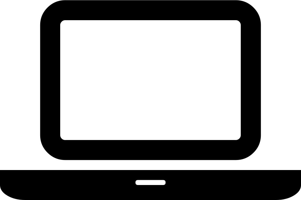 Font Awesome Laptop Png (980x654)