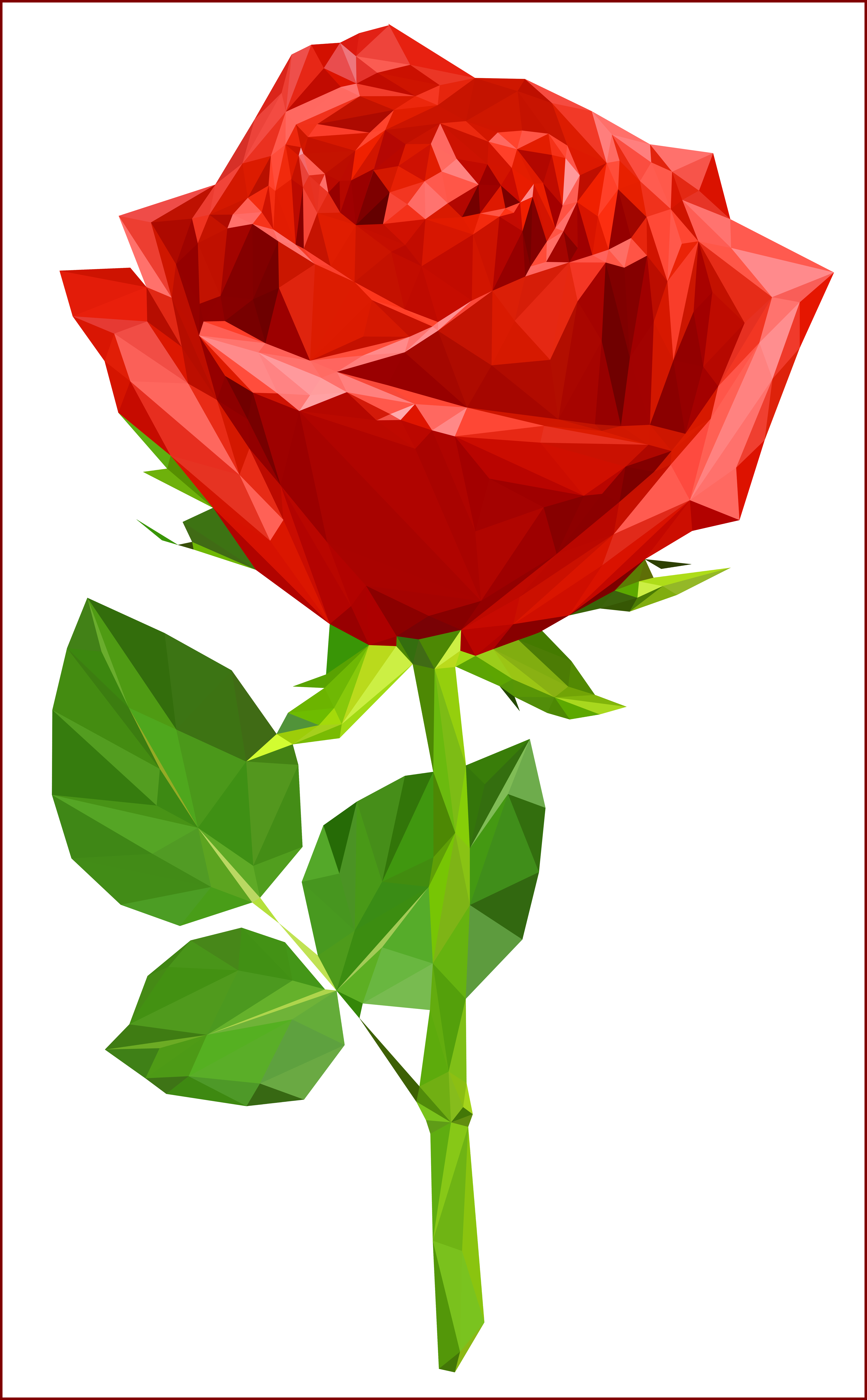 Appealing Crystal Red Rose Transparent Png Clip Art - Transparent Background Rose Clipart (5301x8561)
