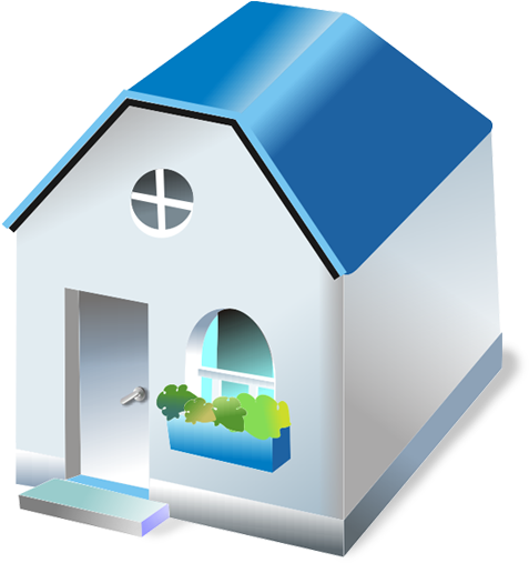 Mansion Clipart 3d House - Off Grid Solar System (512x512)