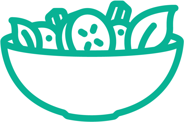 Green-salad - Salad Bowl Vector (1000x985)