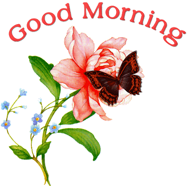 Animated Good Morning Clipart - Good Morning Wednesday Gif (374x370)