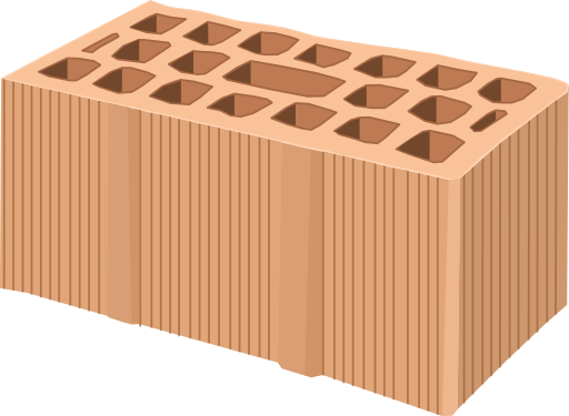 Single Brick Clipart - Clipart Brick (512x375)