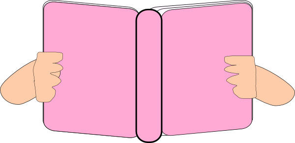 Pink Book Clip Art - Pink Book Clip Art (600x291)