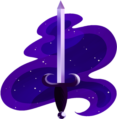 Sword Clipart Cutie Mark - Mlp Purple Cutie Marks (420x420)