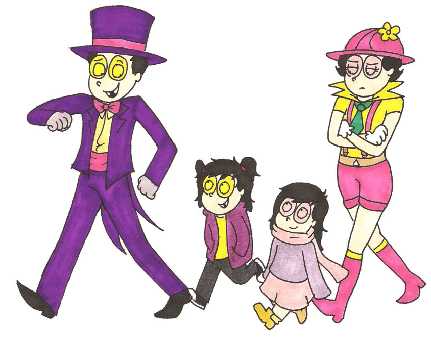 Onehappyfamily By Pandabearbam - Cartoon (900x703)