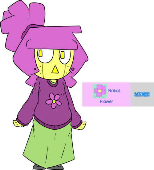 Trash Pile ♪ Some More Humanizations Robot Flower And - Flower Bfb (500x553)