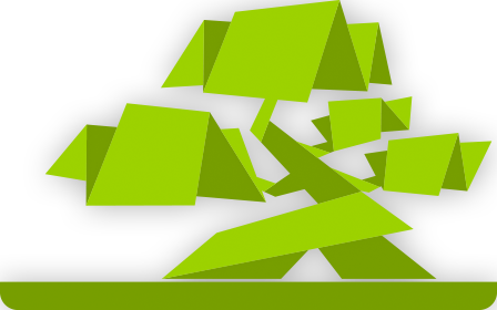 Evolution Der Origami-bonsai - Graphic Design (448x280)
