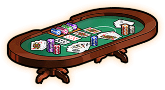 Furniture-poker Table Render - Poker Table (350x350)