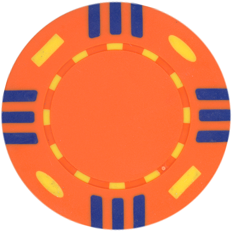 50 Real Clay 12 Stripe Tri Color14 Gram Casino Poker - Circle (464x458)