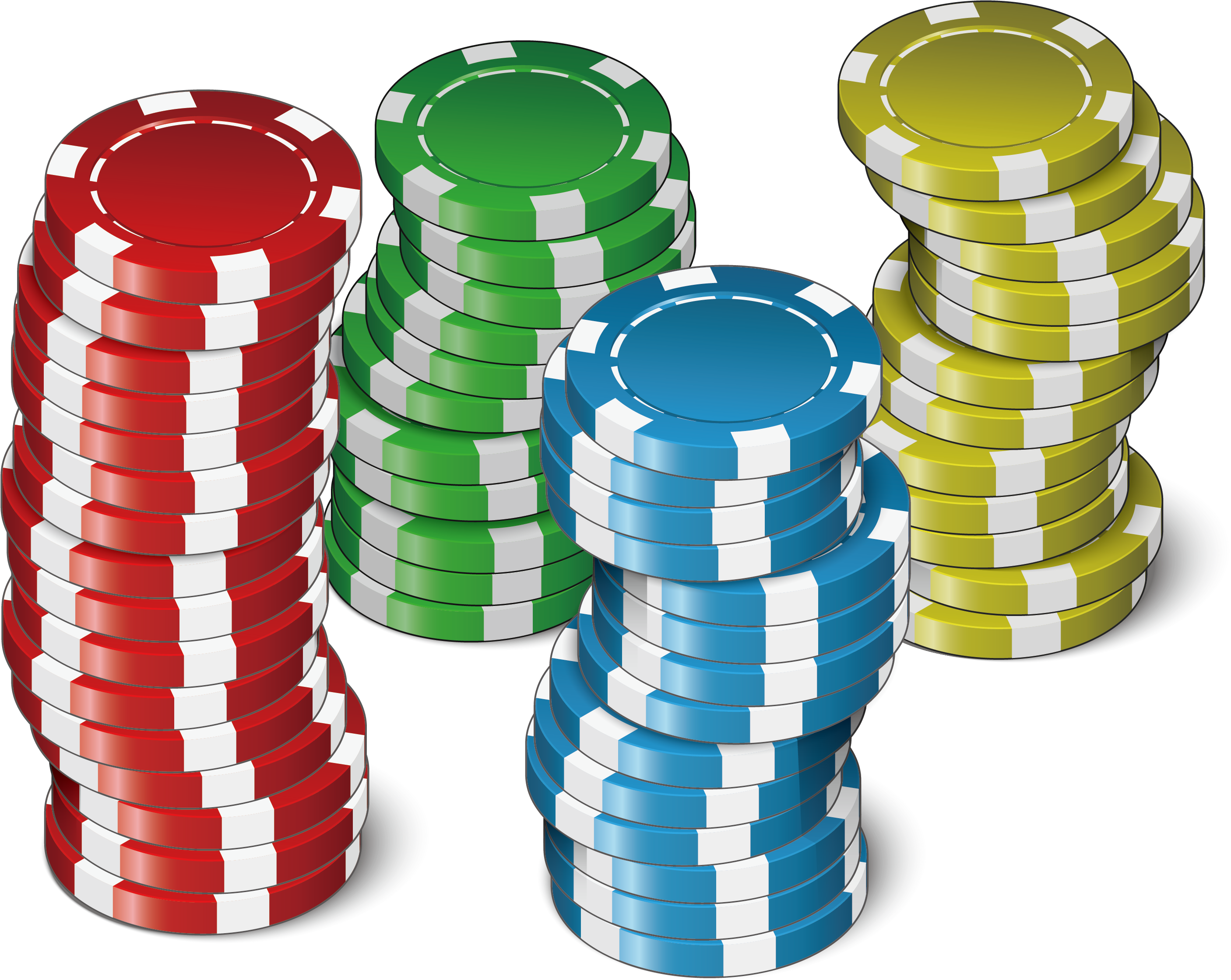 Casino Token Poker Game Of Chance - Game (2917x2917)