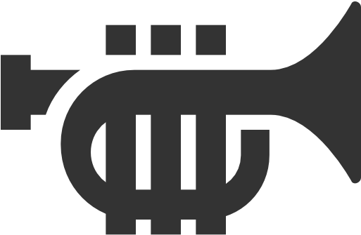 Black White Andro - Trumpet Icons (512x512)