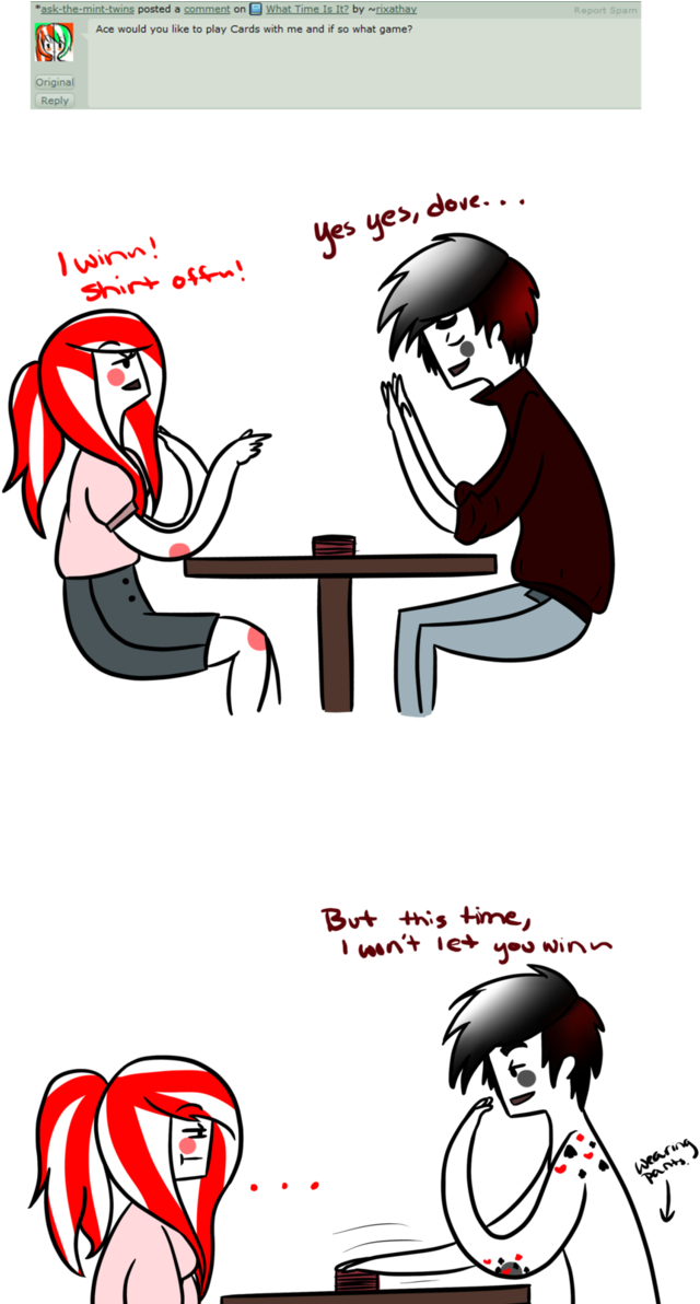 Strip Poker By Rixathay - Strip Poker Cartoons (670x1191)