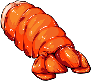 Lobster01 - Lobster Tail Clip Art (450x450)