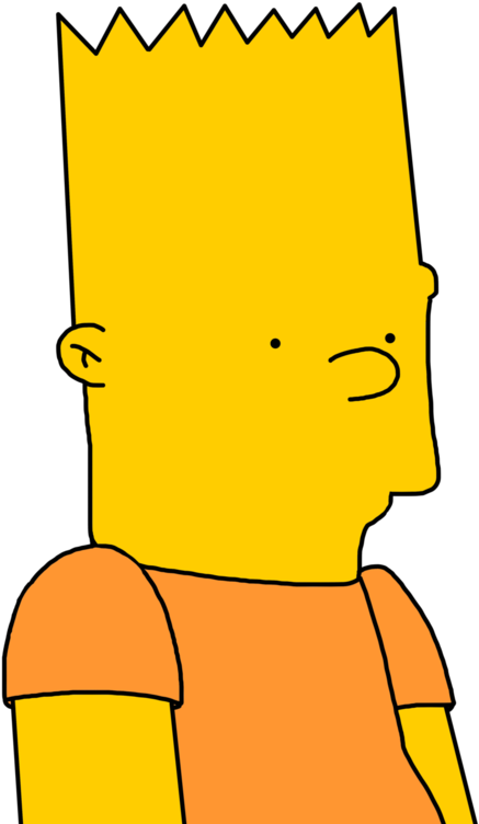 Bart Doing A Poker Face By Marcospower1996 - Poker Face On Cartoon (894x894)