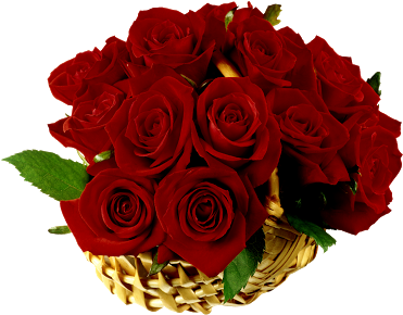 Rosa ,en Formato Png - Black Rose Basket (400x329)