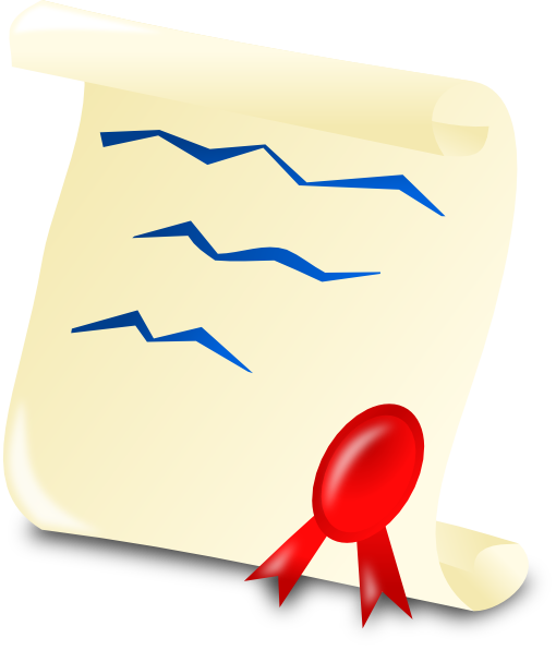 Graduation Certificate Clip Art At Clker - Graduation Certificate (750x750)