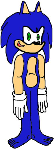 Sonic By Michaeldafloof - Cartoon (894x894)