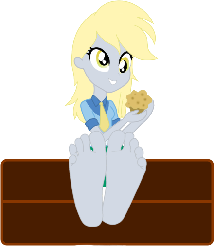 Umbreonthewhovian, Barefoot, Derpy Hooves, Equestria - Cartoon (480x548)