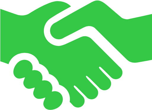 Reliability Of The Company - Handshake Icon Png (512x476)