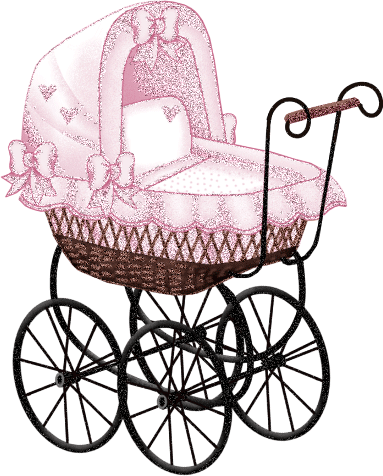 Baby Buggy - Children Clip Art (383x476)