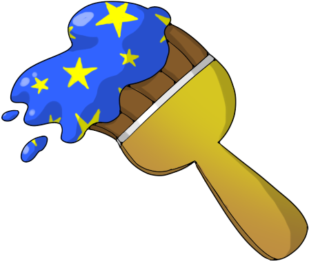 Starry Paint Brush By Million Mons Project - Neopets Starry Paint Brush (500x500)