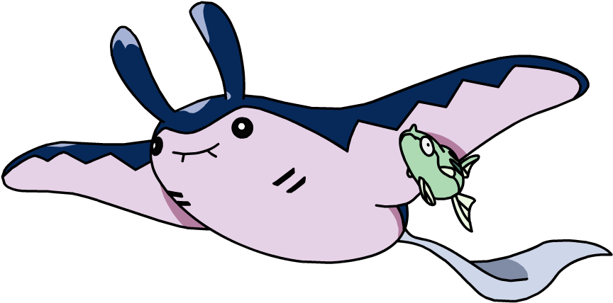 Mantine - - Pokemon Mantine Shiny (867x437)