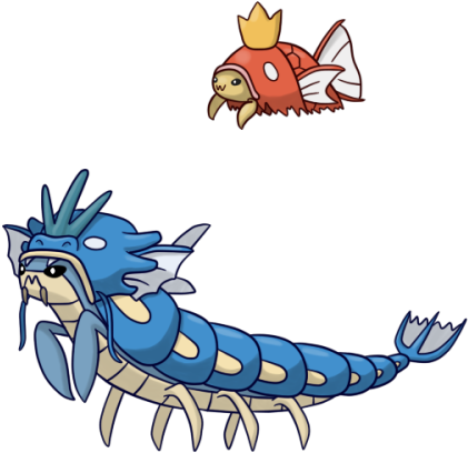 School Of Fish Clipart - Bug Water Type Pokemon (500x500)