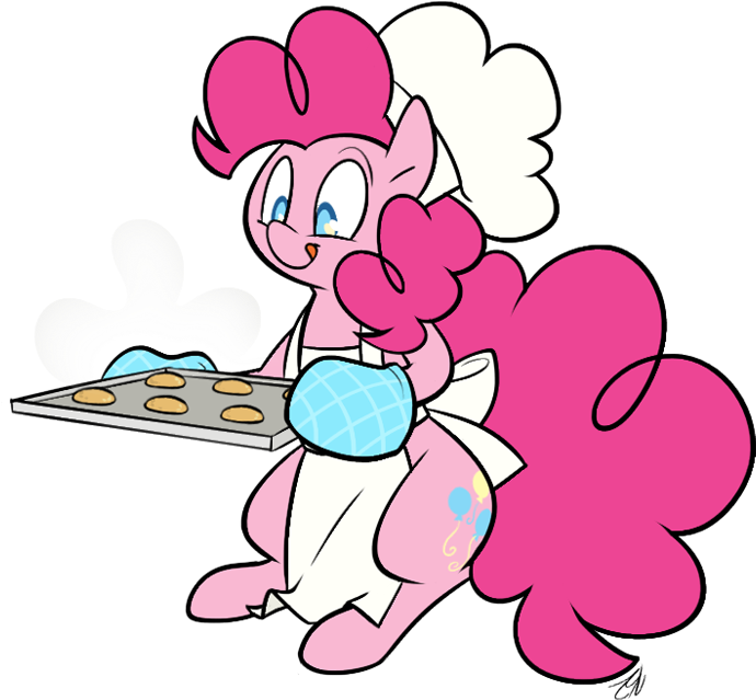Pinkie Pie Baking Cookies By Sdskuld - Cartoon (707x656)