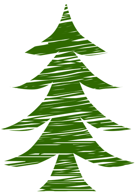 Pine Tree Illustration 13, Buy Clip Art - Nature (720x720)