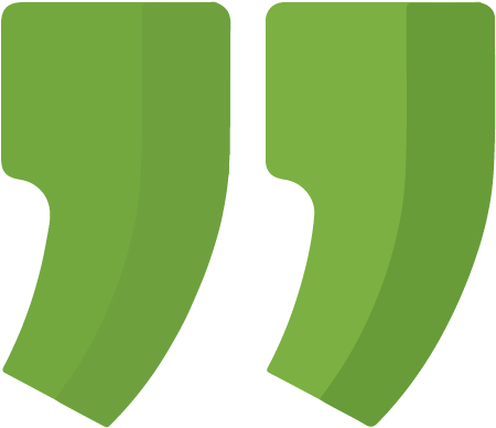 Green Quote Mark Icon (467x401)