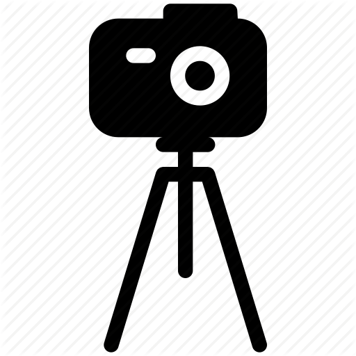 Icon Zoom Digital Camera On A Tripod Royalty Free Cliparts - Camera (512x512)