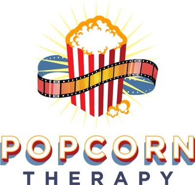 A Big Bowl Of Popcorn And A Good Movie - Graphic Design (400x379)