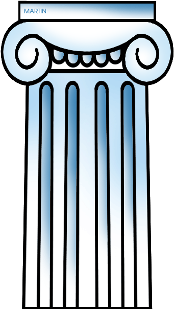 Ionic Column - Greek Columns (374x648)